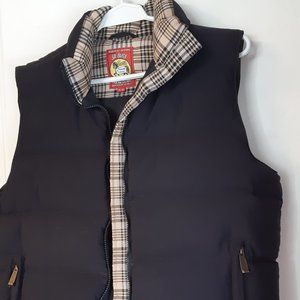 authentic Baker 5/A plaid down vest